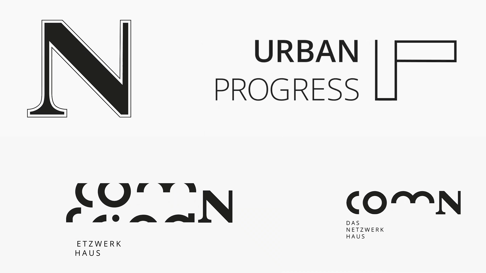 Urban Progress — Custom Logo Animation Netzwerkhäuser
