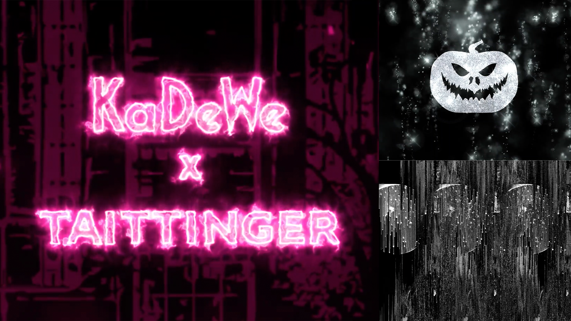 KaDeWe x Taittinger — Visual Mapping für ‘Sparkling Ghost House’